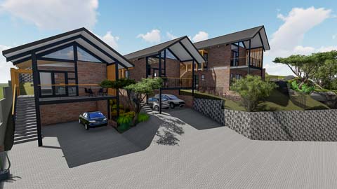 Toktokkie Street Townhouse - Residential Estates Architecture - ENDesigns